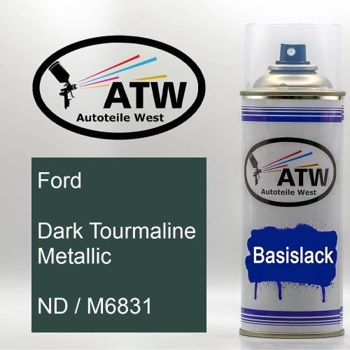 Ford, Dark Tourmaline Metallic, ND / M6831: 400ml Sprühdose, von ATW Autoteile West.